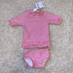 RuffleButts 2 piece swimsuit